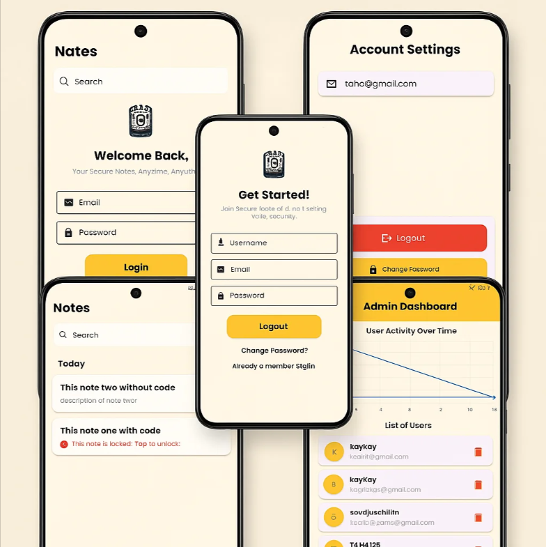 Secure Notes App
